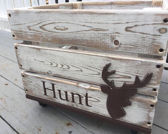 Deer/Woodland Toy Crate/Toy Box