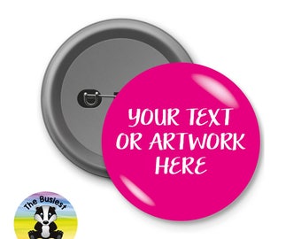 Custom Badges, Custom Button Badges, Custom Pin Badges, Personalised Badges, Custom Badges, Hen Party, Wedding, Charity, School Badges