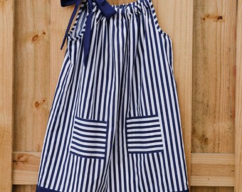 Striped Pillowcase Dress