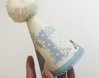 Peter rabbit birthday cone hat