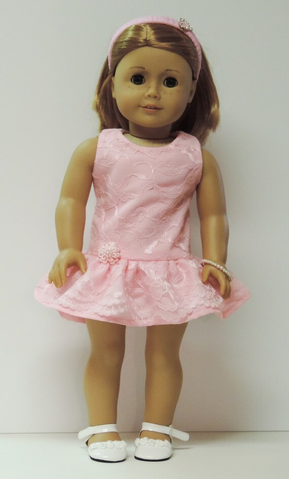 18 inch dolls Easter Valentine's Day party dress