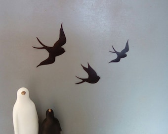 Black birds wall stickers
