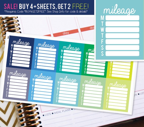 mileage planner