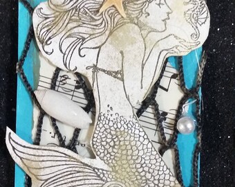 Mermaid Artist Trading Card Kit set for 10 cards