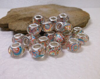 20 European Murano Lampwork Beads