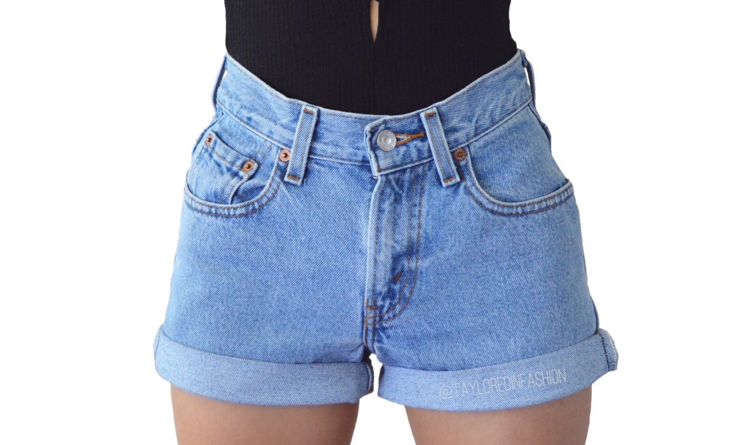 levi high waisted mom shorts