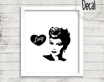I love Lucy Instant Pot Decal| Pressure Cooker Decal| Lucy Decal| Car Decal| Truck Decal| Window Decal| Funny Sticker