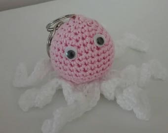 Keychain Amigurumi tender polychest created crochet hook