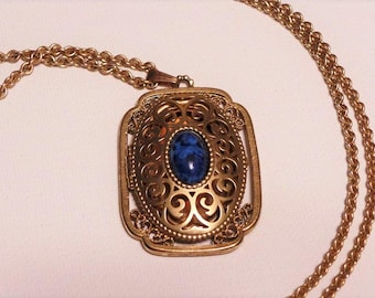 Avon Pendant Locket for Photos Costume Jewelry Necklace