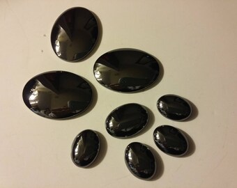 Hematite cabochons