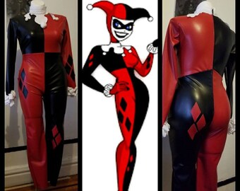 Classic Harley Quinn Costume & Mallet - Batman Costumes