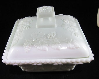 Westmoreland Milk glass candy dish