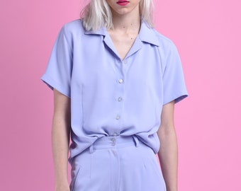 Andrea Lilac Top