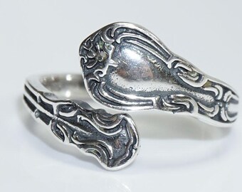 Sterling Silver (925) Spoon Ring Chantilly replica