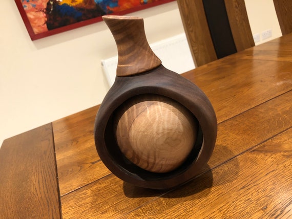 The Mixed wood Funky Vase