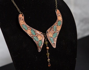 Oaken Gears Leather Necklace