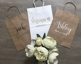 Personalized Gift Bags (bridesmaids, groomsmen, etc)