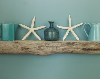 Driftwood Shelf, 24-3/4", Floating Shelf, Beach, Entryway, Wall Shelf, Display, Coastal, Shelf, Lake House, Natural, Rustic, Floating, Wood