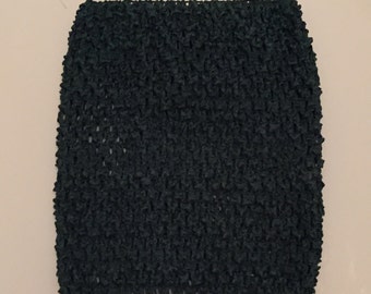 CLEARANCE SALE- Emerald Green 8" Crochet Tube Top for Tutu Dresses