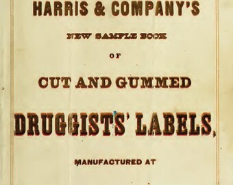 Printable vintage apothecary labels