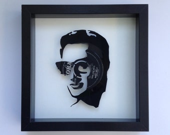 Buddy Holly 'Wishing' Vinyl Record Art