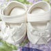White Baby Doll Shoes- SIZE 2 = 2-7/8" x 1-5/8"