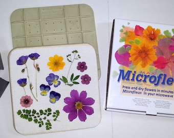 Microwave Flower Press - Microfleur - 9" x 9"
