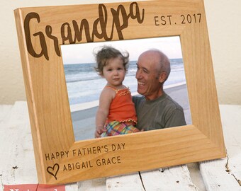 Gifts For Grandpa Picture Frame - Gifts for Grandpa - Grandpa Gift - Fathers Day Gift - Grandpa Gift From Grandchildren