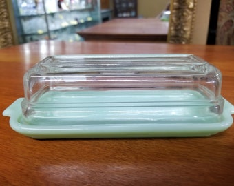 FireKing Oven Ware Butter Dish