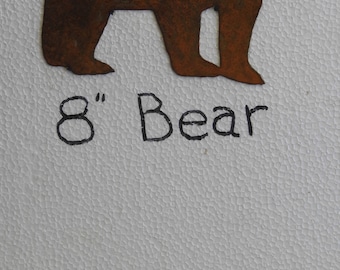 Bear, Rusty Metal, Garden Art,