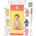 Baby Sleeveless Flutter Sleeve Dress Top Bloomers Hat Sewing Pattern McCalls 3994