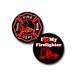 Fire Department theme - 1 inch Circles - Instant Etsy Download