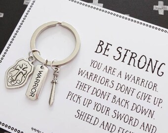 Strength / illness gift you are a Warrior - cancer, friend, support