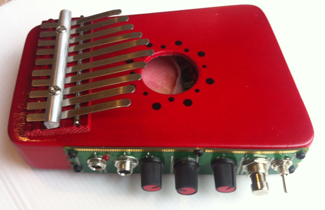 Electric Kalimba w/circuit bent Delay 11 note Thumb piano