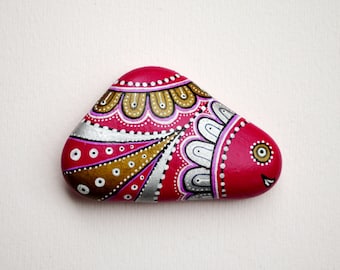 I Sassi dell'Adriatico - Hand Painted Stone (Adriatic Sea) Fish