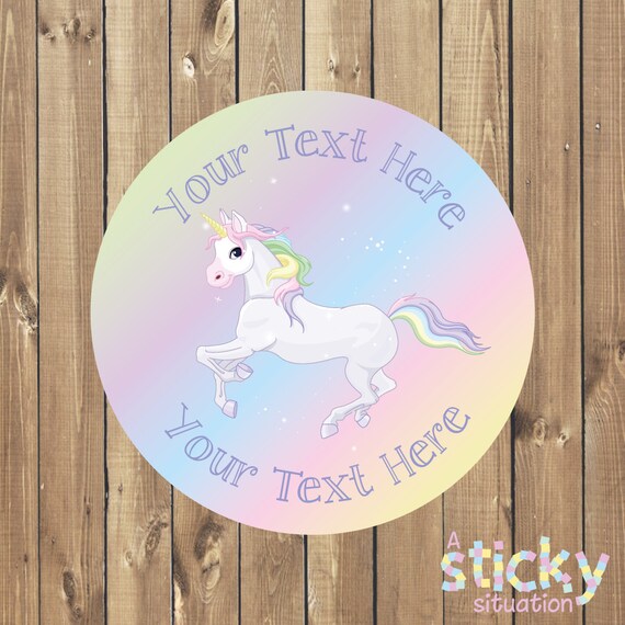 personalized stickers unicorn stickers slime labels address