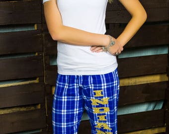 Juniors Flannel Plaid Pant