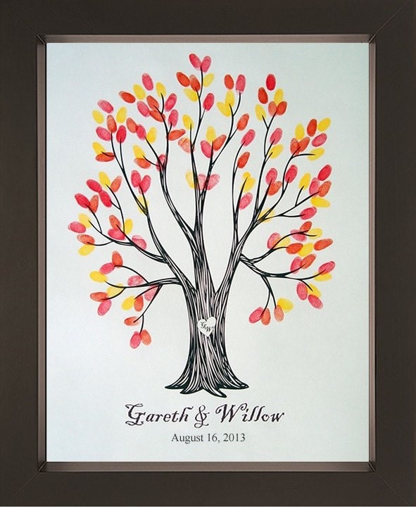 Wyndam Wedding Thumbprint Tree for up to 200 Guests