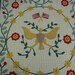 Antique Americana quilt Eagle hand embroidered, appliqued and quilted patriotic themes surrounded by wreath 47" x 57" 1920-1930's cotton