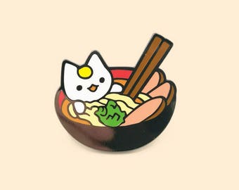 Ramen Cat Enamel Pin