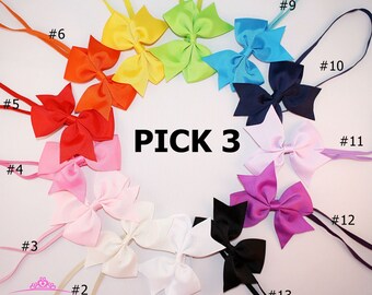 Baby Headband Set - Baby Girl Headband - Baby Bow Headband - Newborn headband - Infant Headband - Skinny Headband - Bow Headband HS05