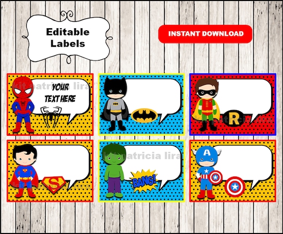 superhero-printable-cards-tags-book-labels-stickers-kids