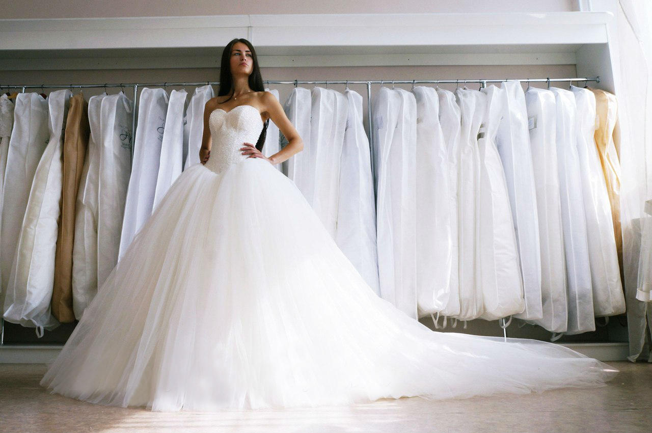 Brillant wedding dress wedding dress crystal wedding dress