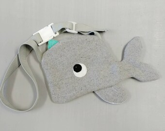 Whale Purse. Handmade, Girl, Gift, Whale, Bag
