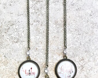 Inspiration Jewelry - Inspirational Gift - Inspiration Necklace - Motivation Necklace - Motivation Jewelry - Quote Jewelry - Quote Pendant