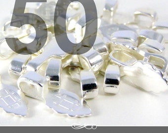 GENUINE Aanraku Bails 50 Small Silver Plated Bails. Genuine Aanraku.