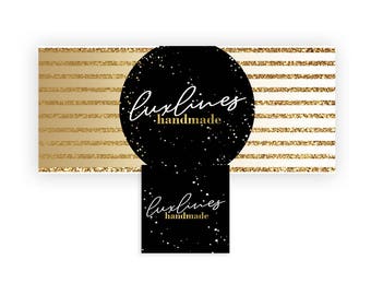 Premade Facebook Cover Design | Facebook Branding Design | Timeline Cover | Gold Glitter Facebook Banner | Fashion Facebook Page Design