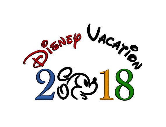 Download Disney Vacation Mickey 2018. Instant Download Machine