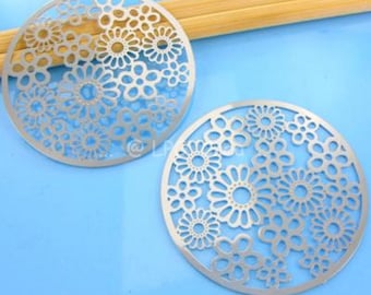 2 large prints silver-plated #S28