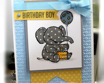 Stampin' Up Birthday Boy Card